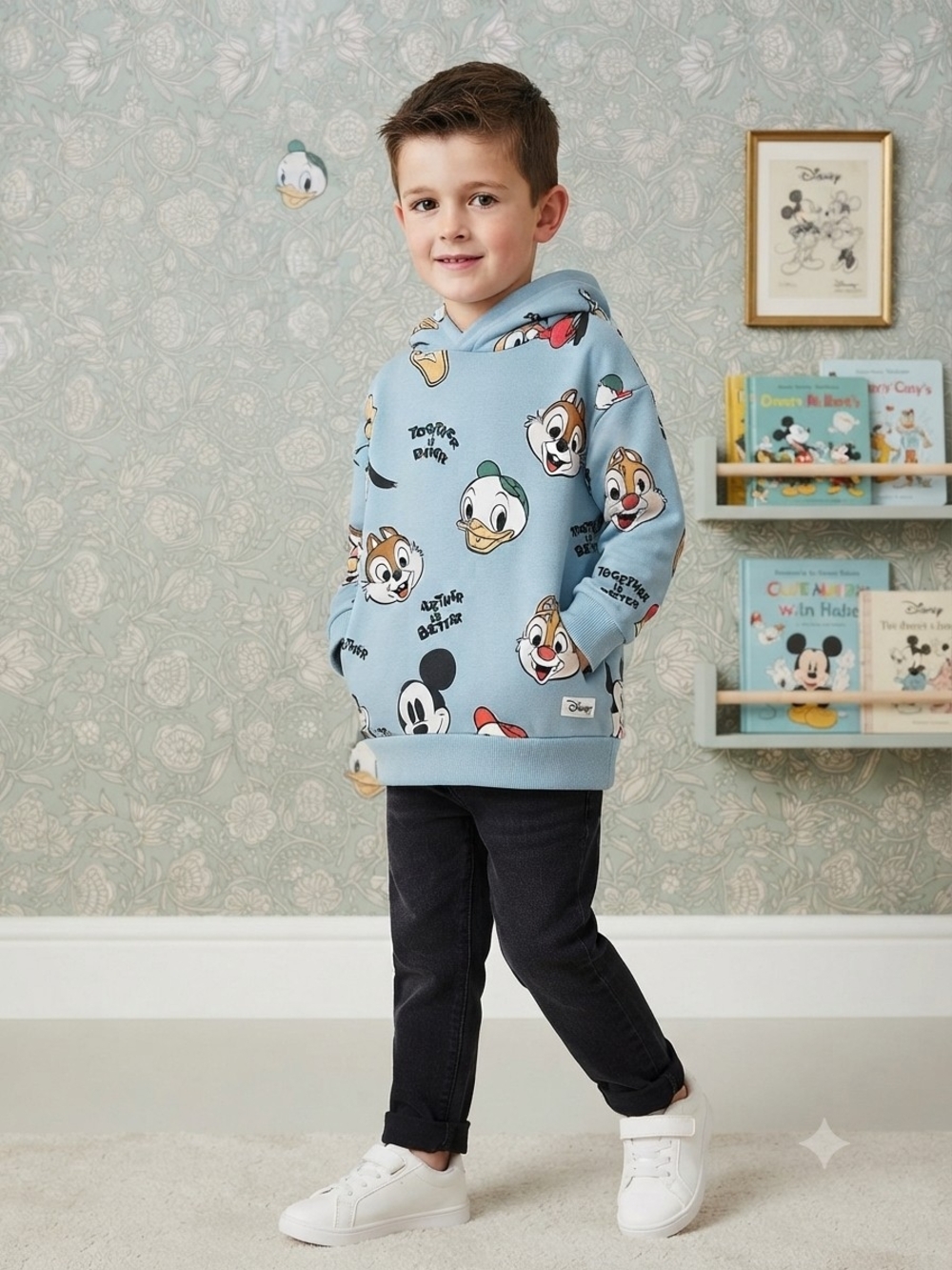 H&M x Disney Mickey & Friends Toddler Pullover Hoodie - Unisex